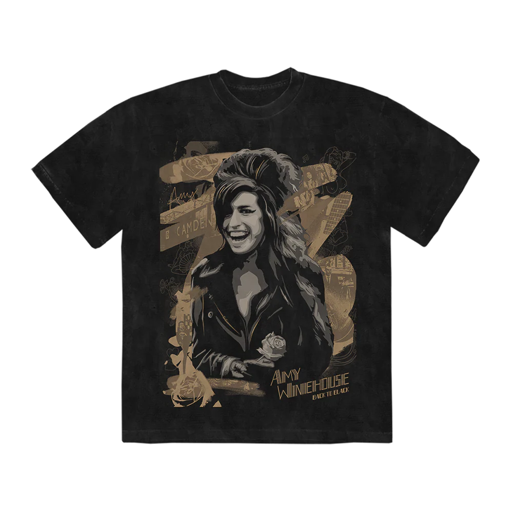 Back To Black - Songs From The Original Motion Picture: Exclusive Peach Vinyl LP + Back To Black Portrait Washed T-Shirt - Image 3